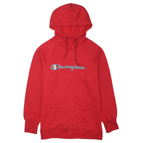 Mens UK Size S Champion Red Pullover Hoodie