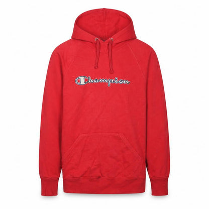 Mens UK Size S Champion Red Pullover Hoodie