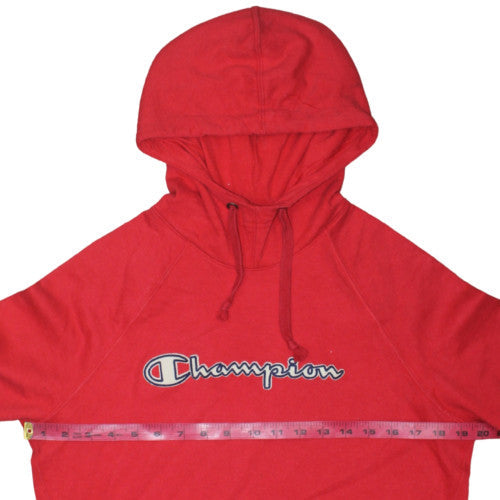Mens UK Size S Champion Red Pullover Hoodie