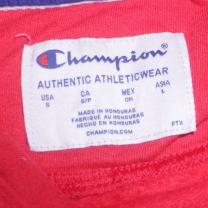 Mens UK Size S Champion Red Pullover Hoodie