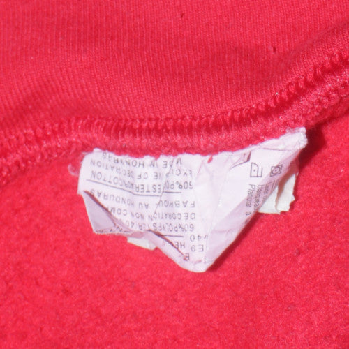 Mens UK Size S Champion Red Pullover Hoodie
