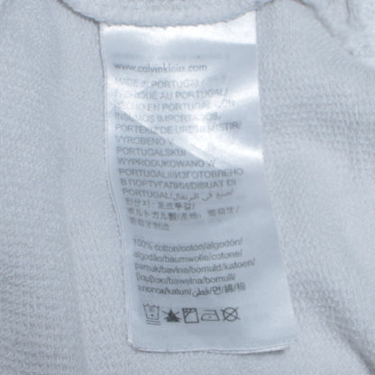 Mens UK Size M Calvin Klein Jeans White Pullover Sweatshirt