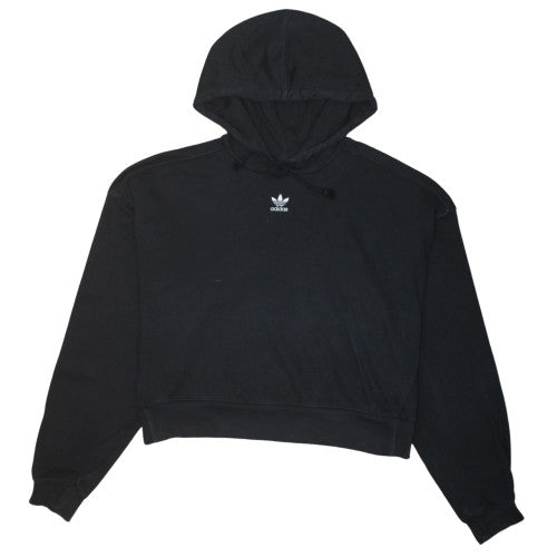 Womens UK Size 12 adidas Black Pullover Hoodie