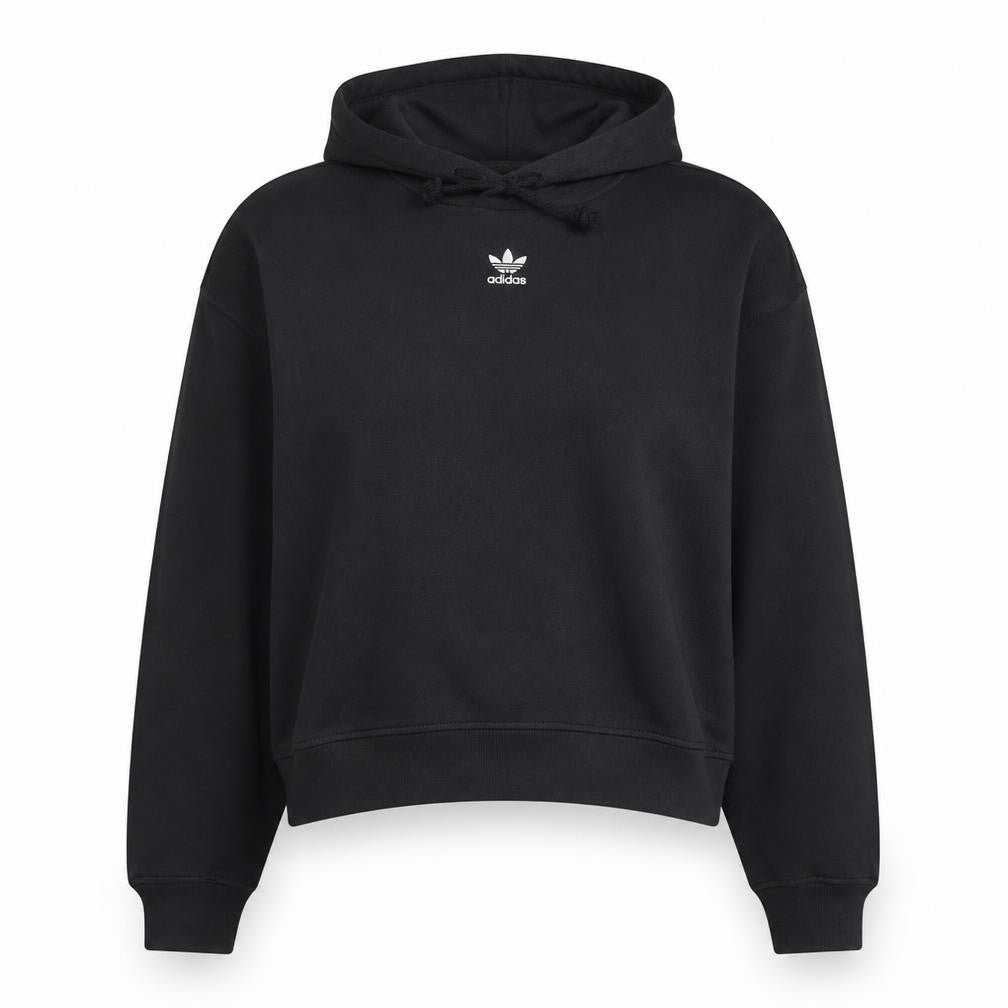 Womens UK Size 12 adidas Black Pullover Hoodie