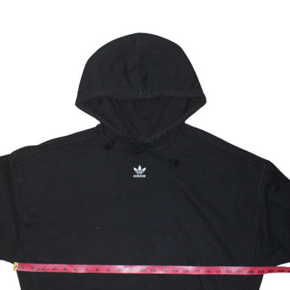 Womens UK Size 12 adidas Black Pullover Hoodie