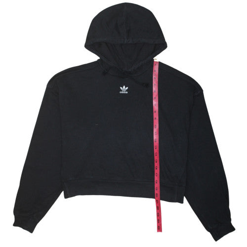 Womens UK Size 12 adidas Black Pullover Hoodie