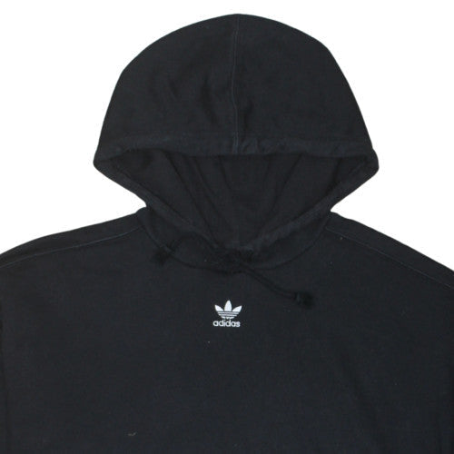 Womens UK Size 12 adidas Black Pullover Hoodie