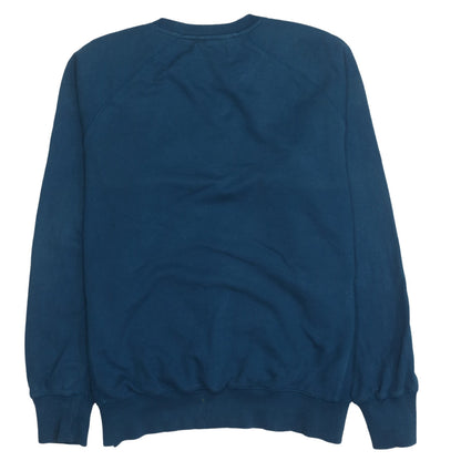 Mens UK Size M Fred Perry Blue Pullover Sweatshirt