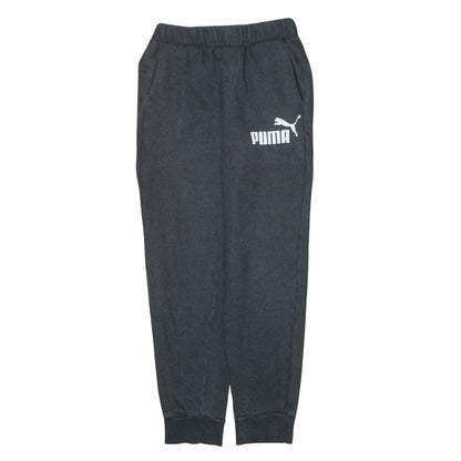 Mens UK Size S PUMA Regular Fit Jogger Black Trousers