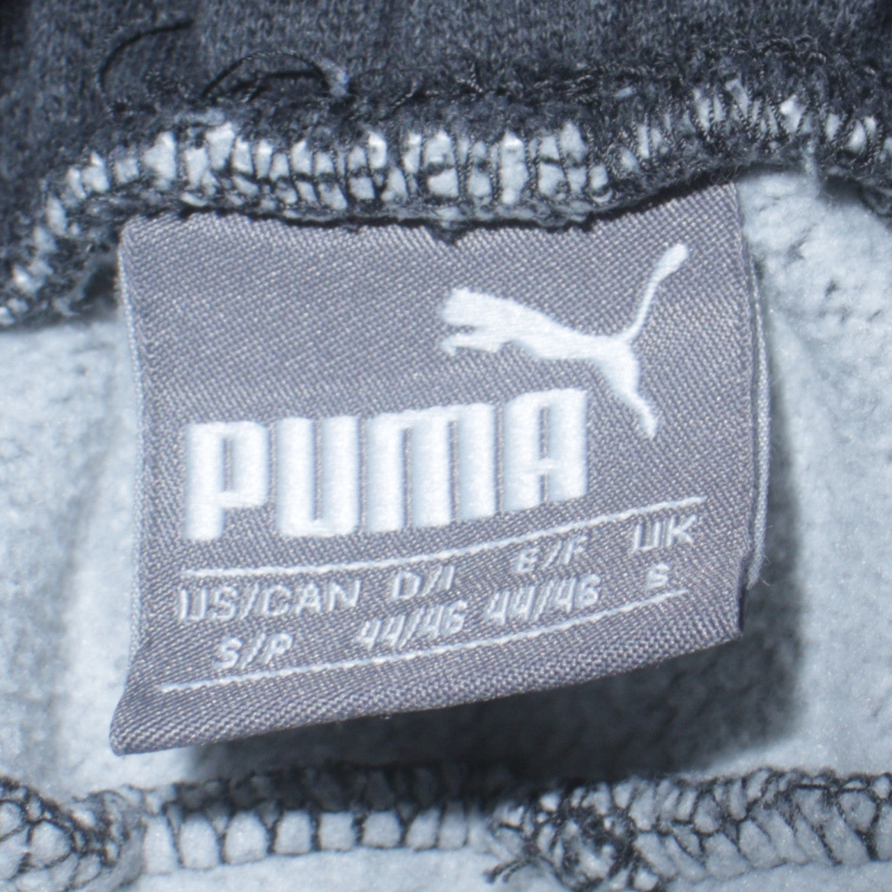Mens UK Size S PUMA Regular Fit Jogger Black Trousers
