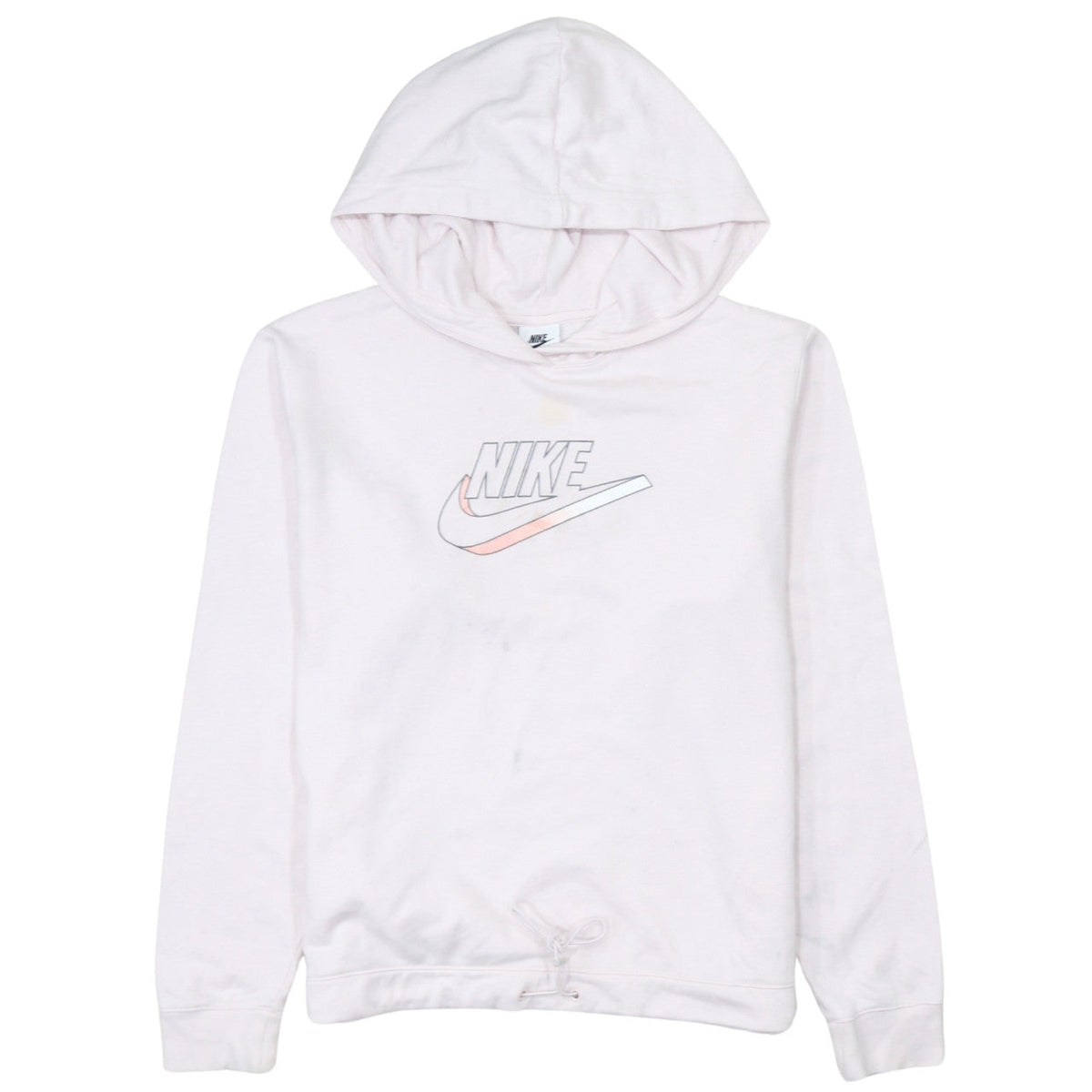 Womens UK Size M Nike Pink Pullover Hoodie