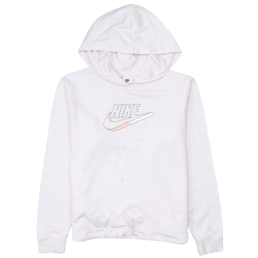 Womens UK Size M Nike Pink Pullover Hoodie