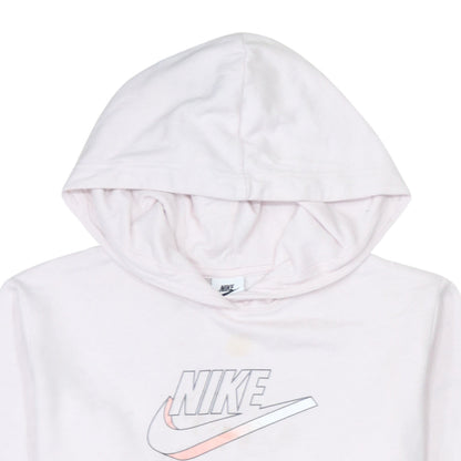 Womens UK Size M Nike Pink Pullover Hoodie