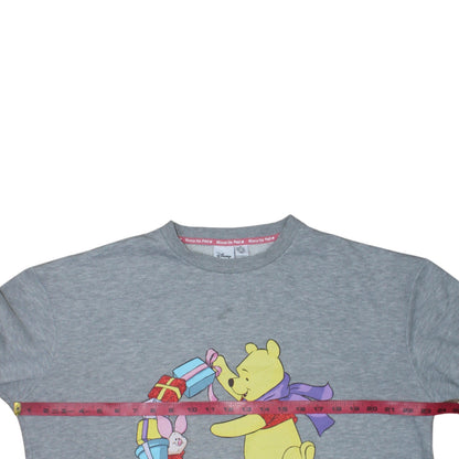 Womens UK Size 12/14 Disney Grey Pullover Sweatshirt