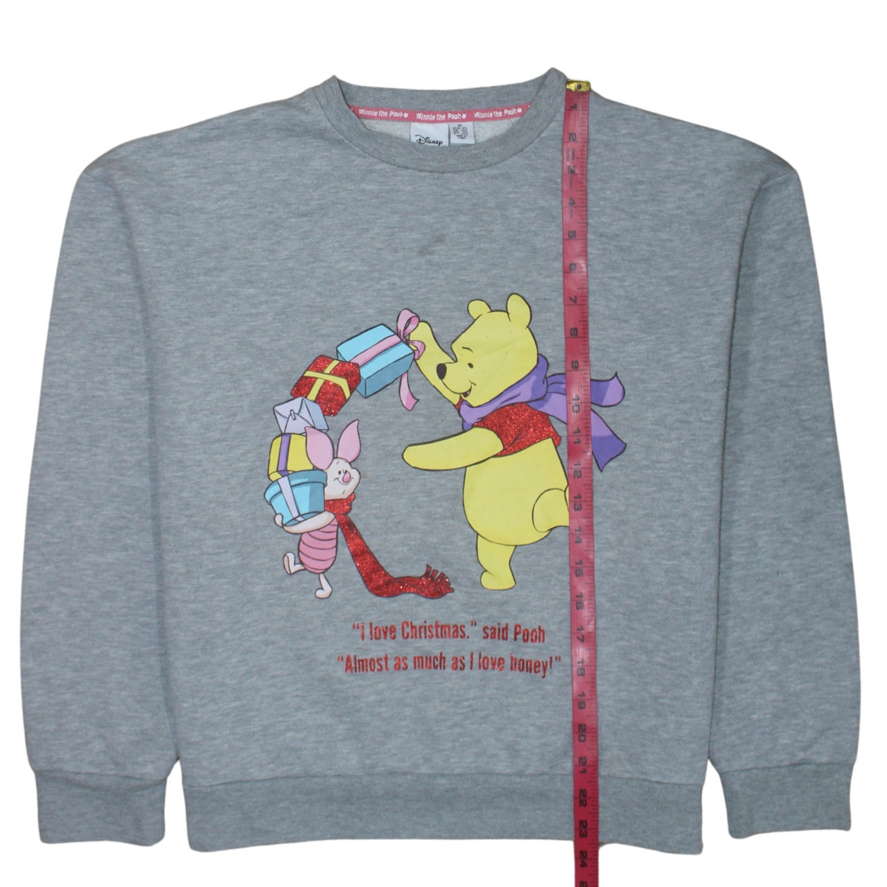 Womens UK Size 12/14 Disney Grey Pullover Sweatshirt
