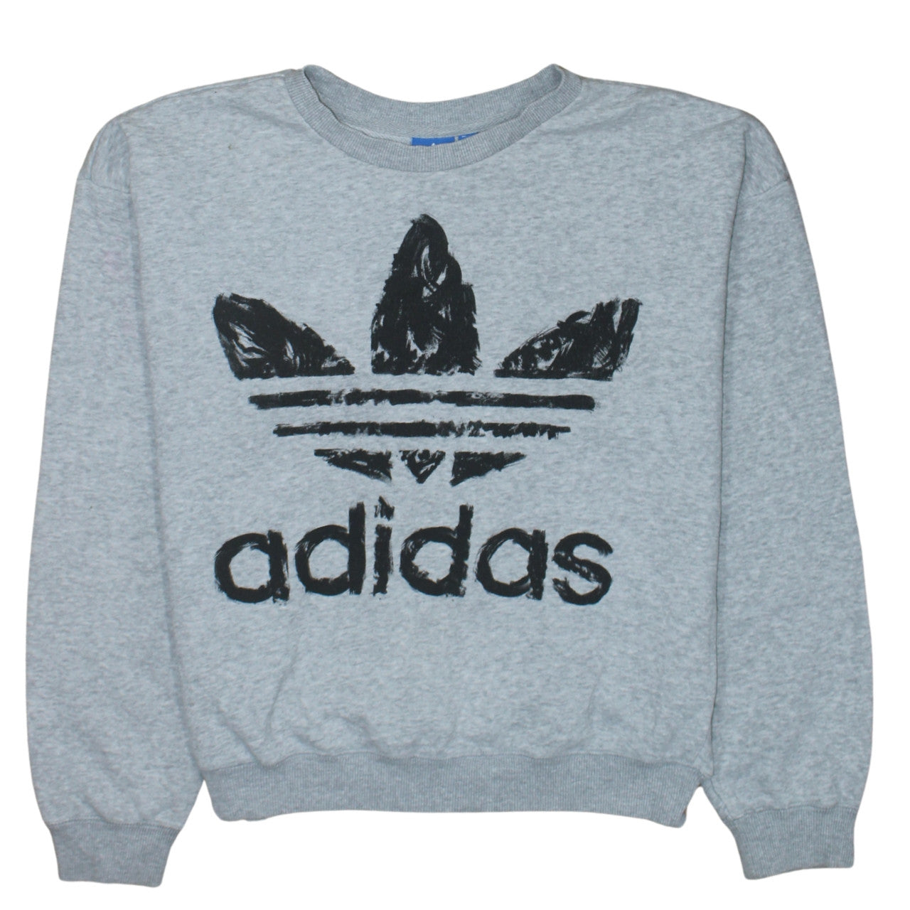 Womens UK Size 8 adidas Grey Pullover Sweatshirt