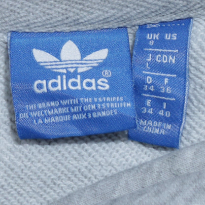 Womens UK Size 8 adidas Grey Pullover Sweatshirt