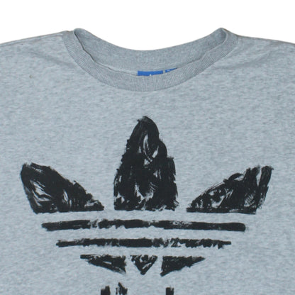 Womens UK Size 8 adidas Grey Pullover Sweatshirt