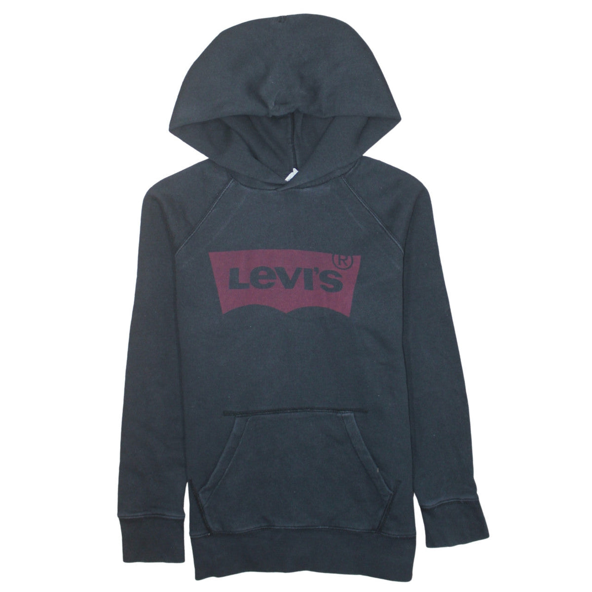 Mens UK Size XS Levi's Black Pullover Hoodie