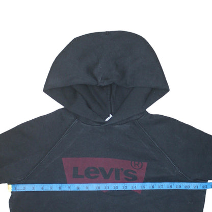 Mens UK Size XS Levi's Black Pullover Hoodie