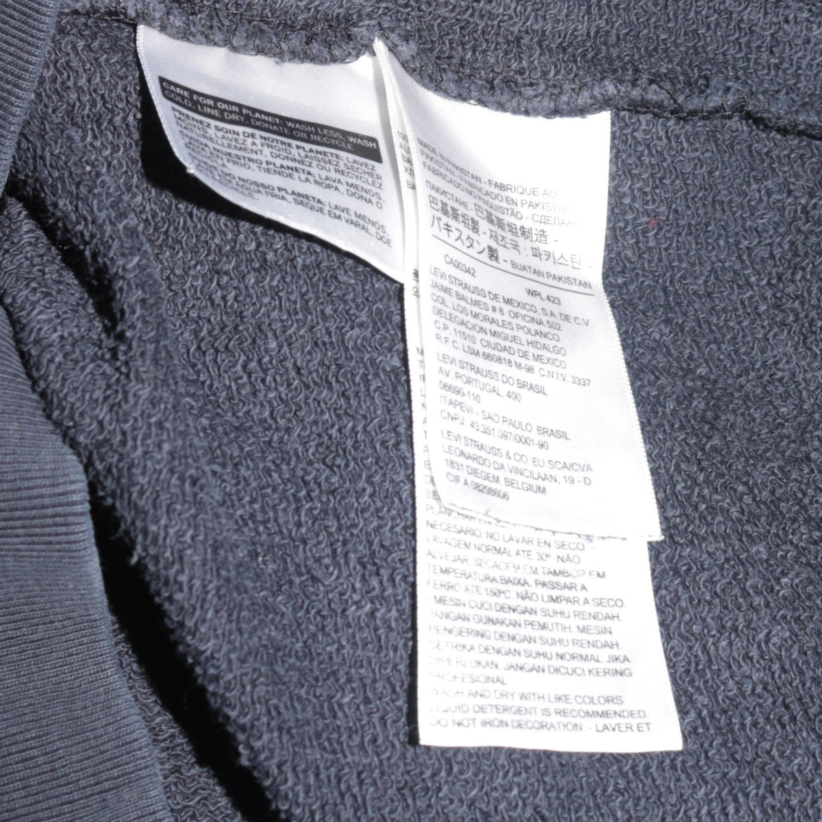 Mens UK Size XS Levi's Black Pullover Hoodie