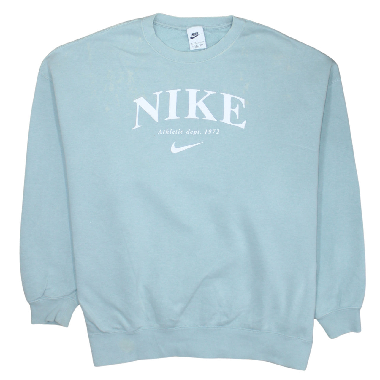 Womens UK Size XS Nike Blue Pullover Sweatshirt