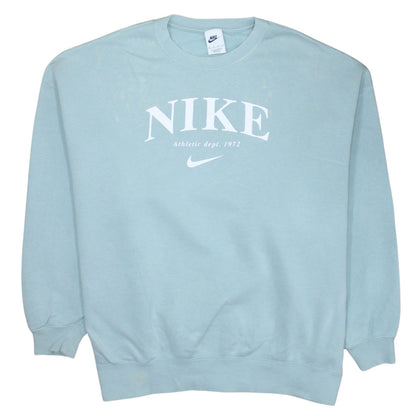 Womens UK Size XS Nike Blue Pullover Sweatshirt