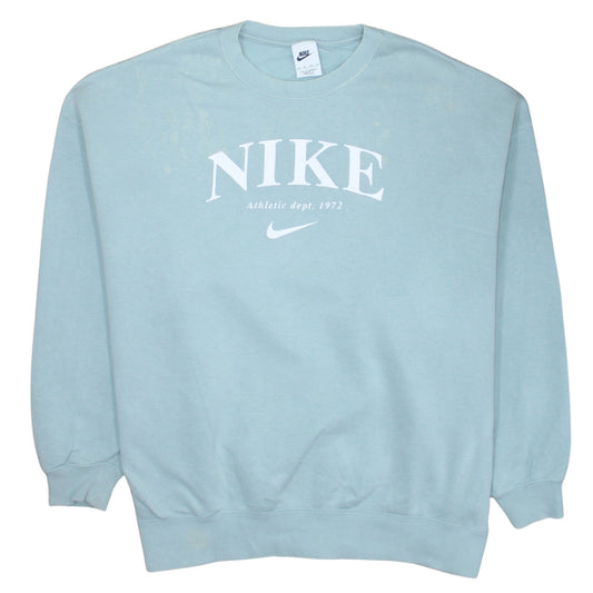 Womens UK Size XS Nike Blue Pullover Sweatshirt