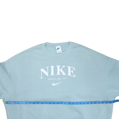 Womens UK Size XS Nike Blue Pullover Sweatshirt