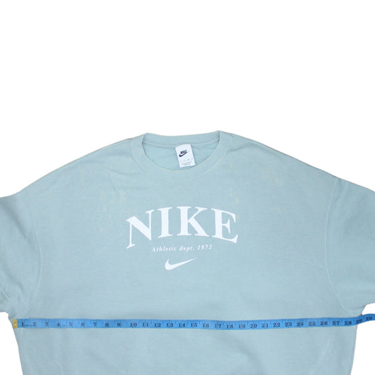 Womens UK Size XS Nike Blue Pullover Sweatshirt