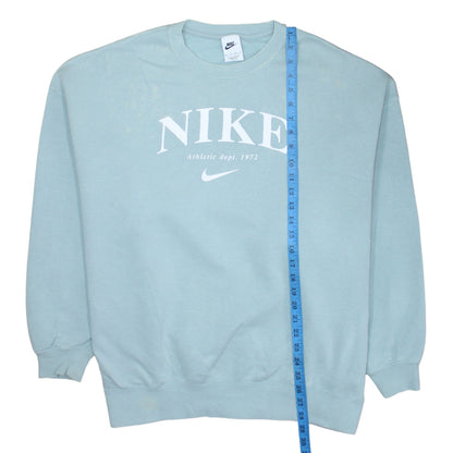 Womens UK Size XS Nike Blue Pullover Sweatshirt