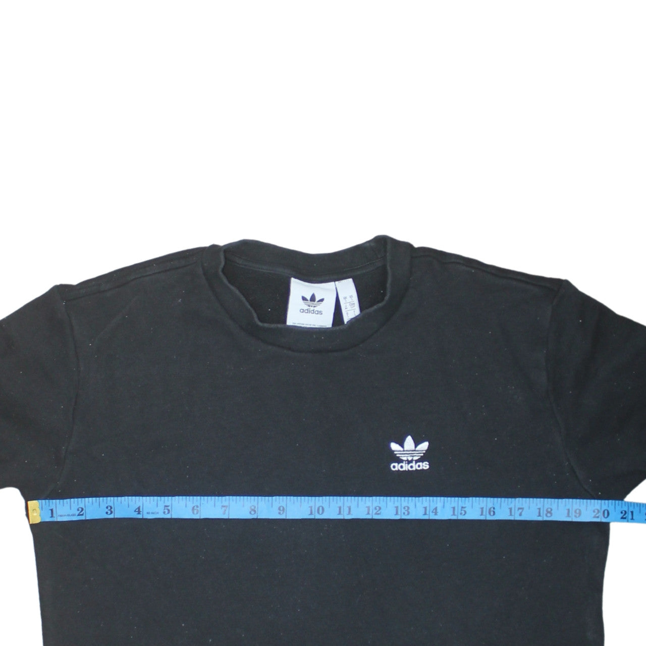 Mens UK Size S adidas Black Pullover Sweatshirt