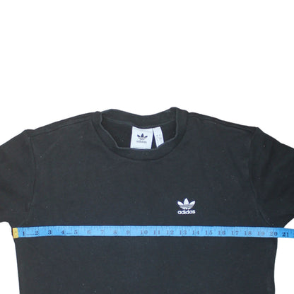 Mens UK Size S adidas Black Pullover Sweatshirt