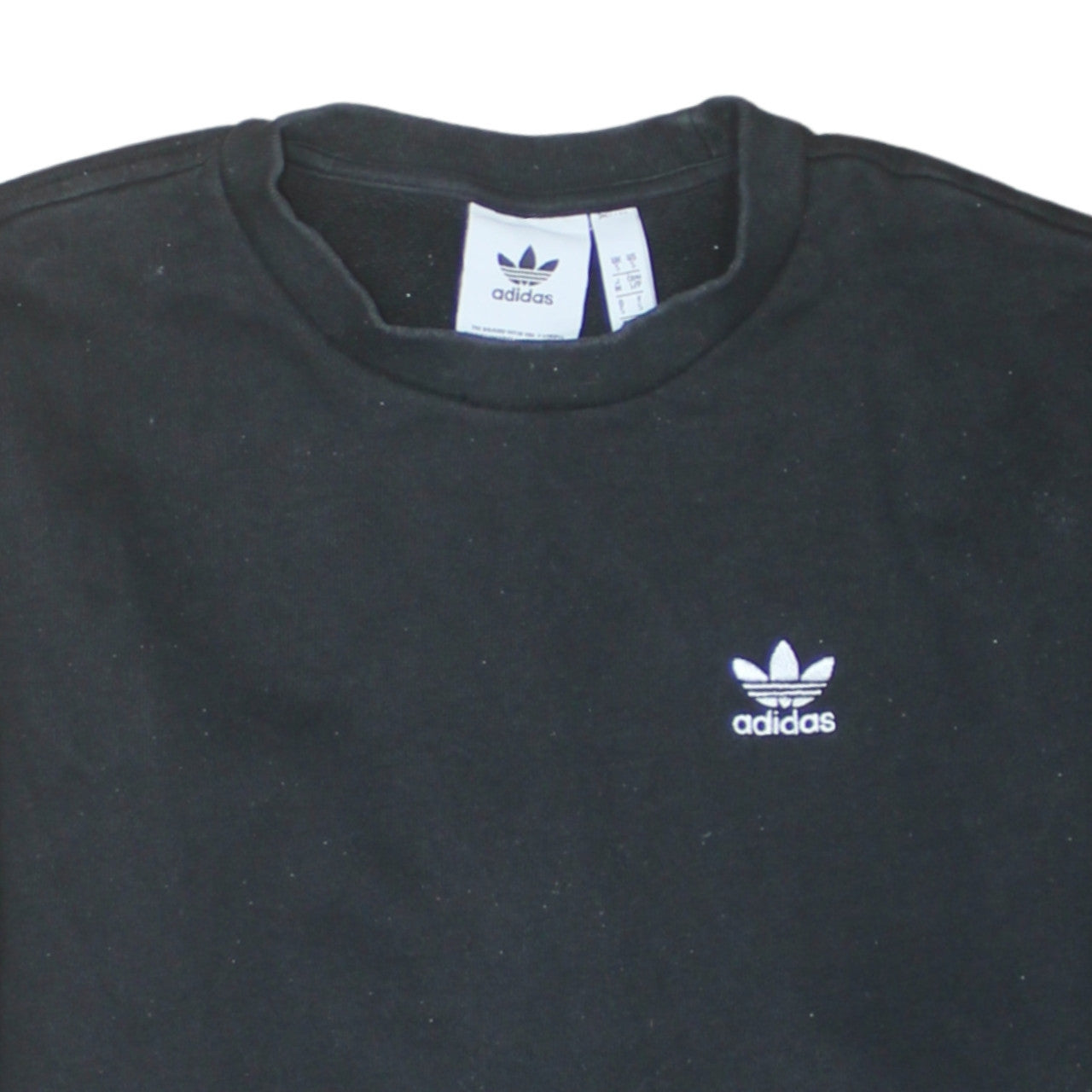 Mens UK Size S adidas Black Pullover Sweatshirt