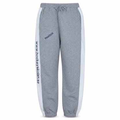 Reebok Boys Grey Jogger Trousers 170cm Hockey Sports Fleece Sweatpants