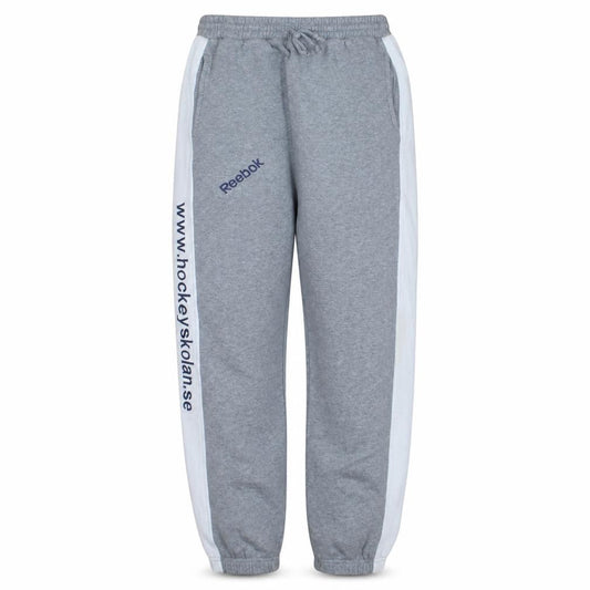 Reebok Boys Grey Jogger Trousers 170cm Hockey Sports Fleece Sweatpants