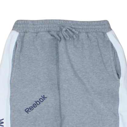 Reebok Boys Grey Jogger Trousers 170cm Hockey Sports Fleece Sweatpants