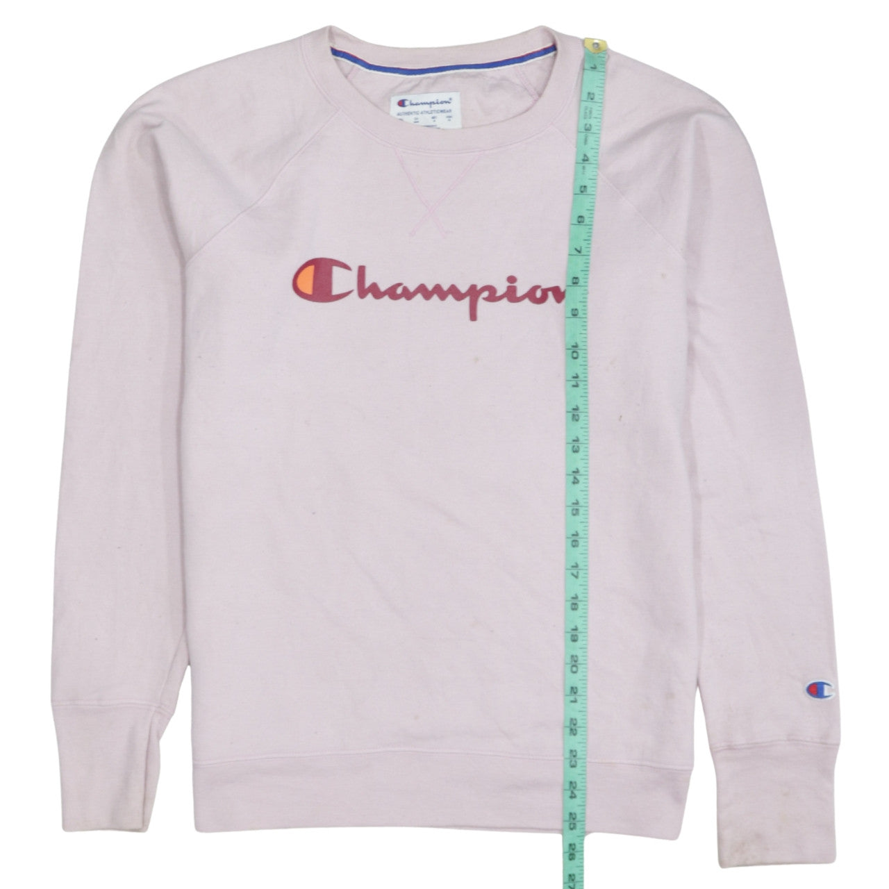 Womens UK Size M Champion Pink Pullover Sweatshirt