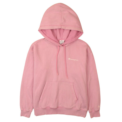 Womens UK Size M Champion Pink Pullover Hoodie