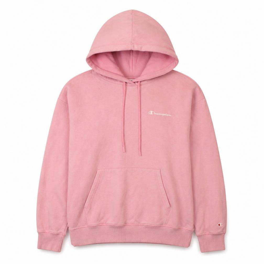 Womens UK Size M Champion Pink Pullover Hoodie