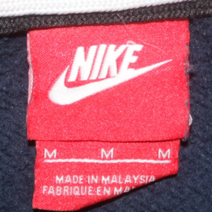 Womens UK Size M Nike Blue Full Zip Hoodie