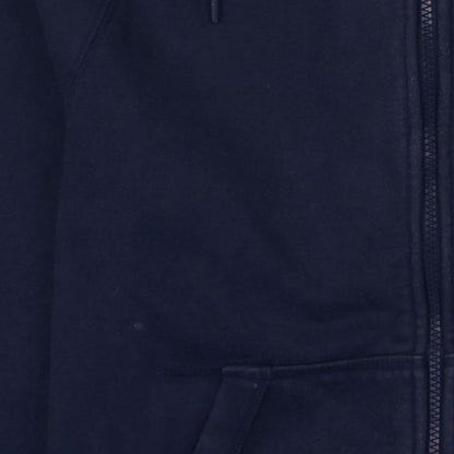 Womens UK Size M Nike Blue Full Zip Hoodie