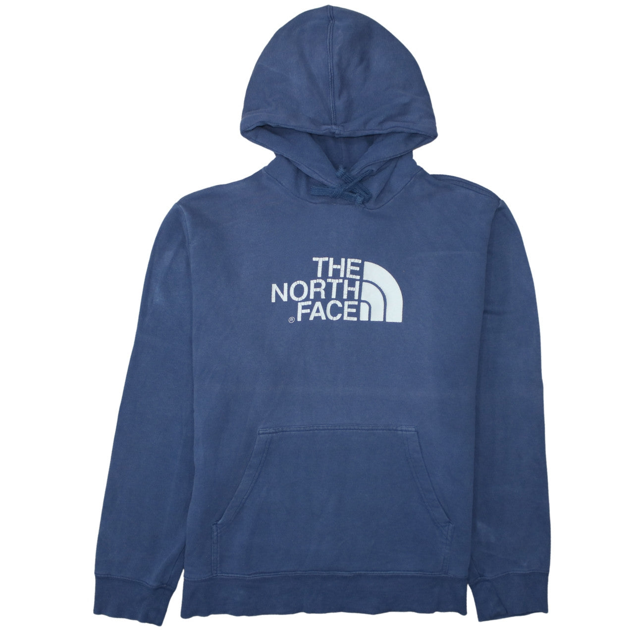 Mens UK Size L The North Face Blue Pullover Hoodie