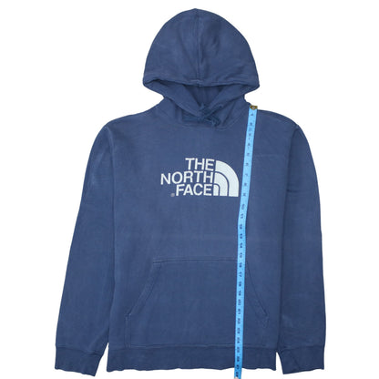 Mens UK Size L The North Face Blue Pullover Hoodie