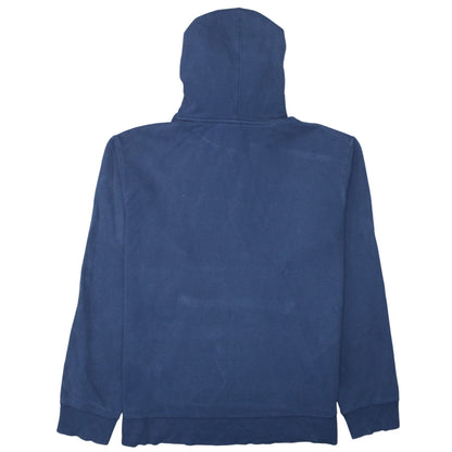 Mens UK Size L The North Face Blue Pullover Hoodie