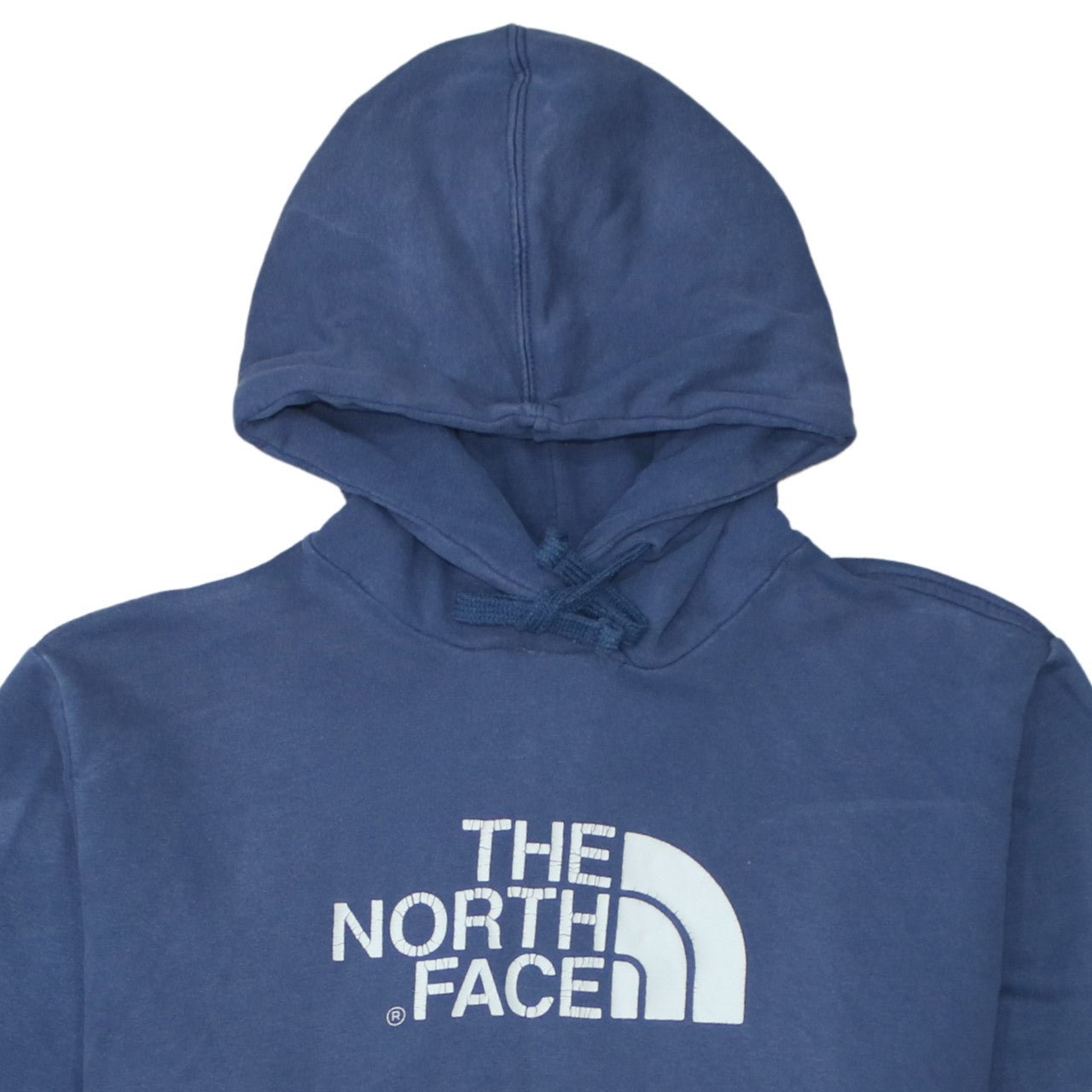 Mens UK Size L The North Face Blue Pullover Hoodie
