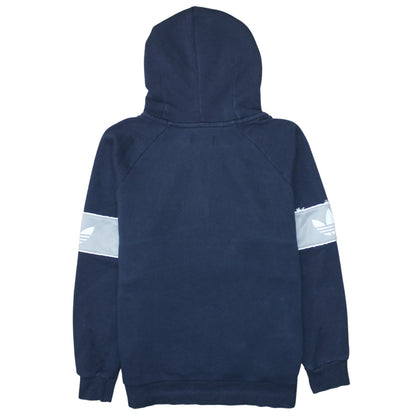 Womens UK Size 14 adidas Blue Pullover Hoodie