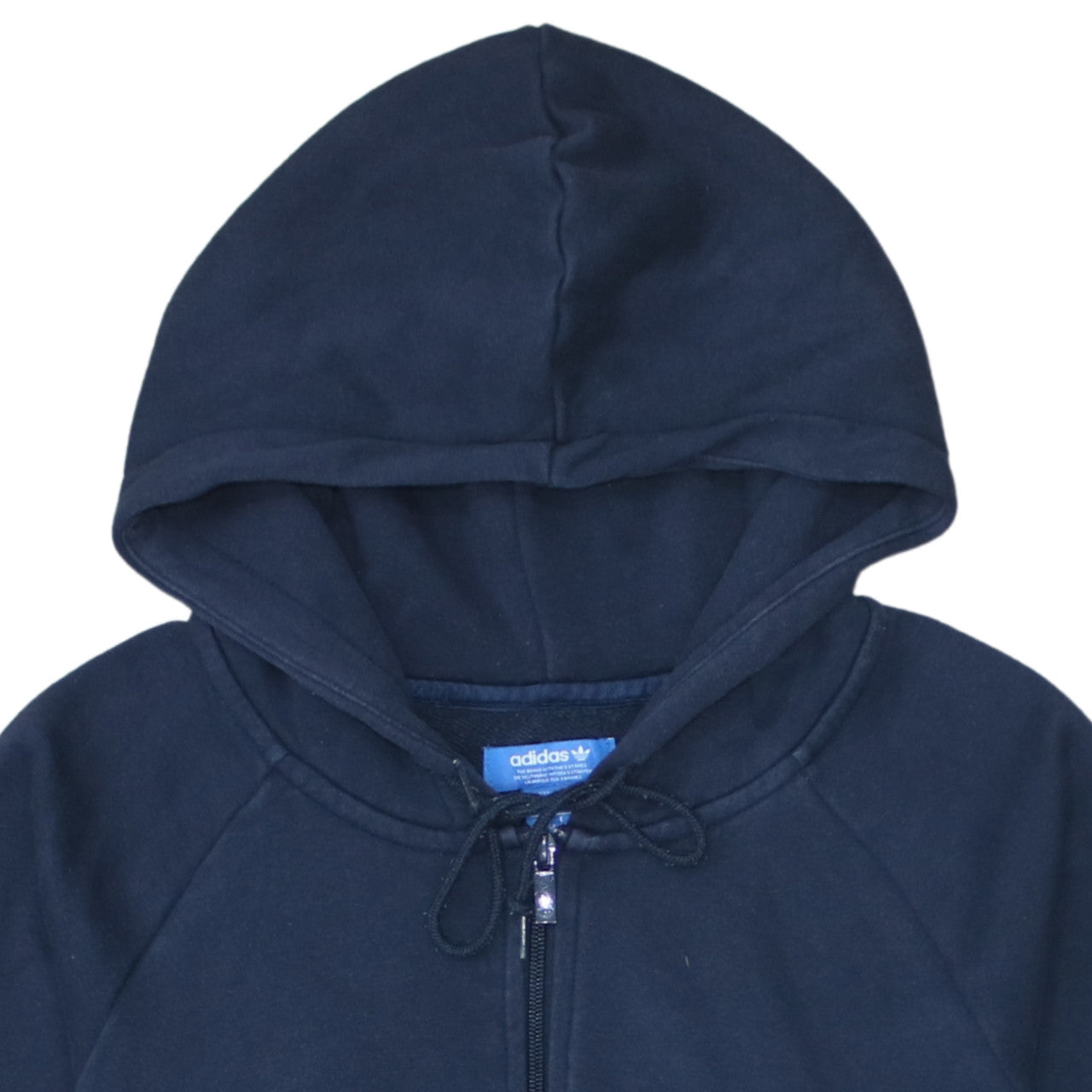 Womens UK Size 14 adidas Blue Pullover Hoodie