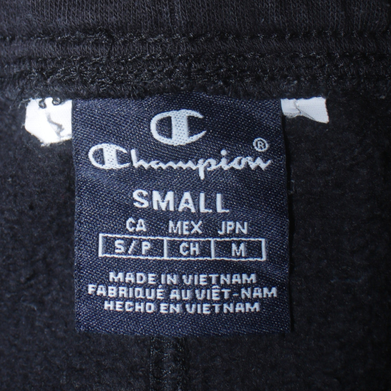 Mens UK Size S Champion Black Pullover