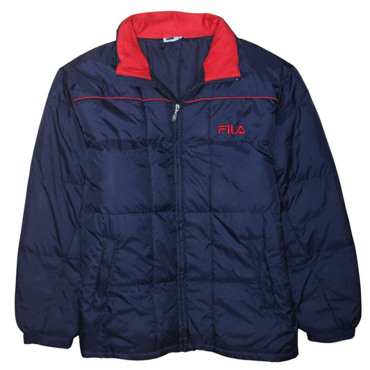 Mens UK Size 2XL FILA Blue Running & JoggingWalkingGym & Training Jacket